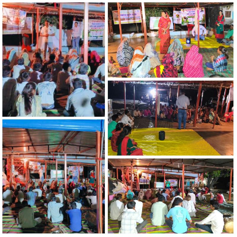 रात्रि चौपाल बनी बदलाव की आवाज