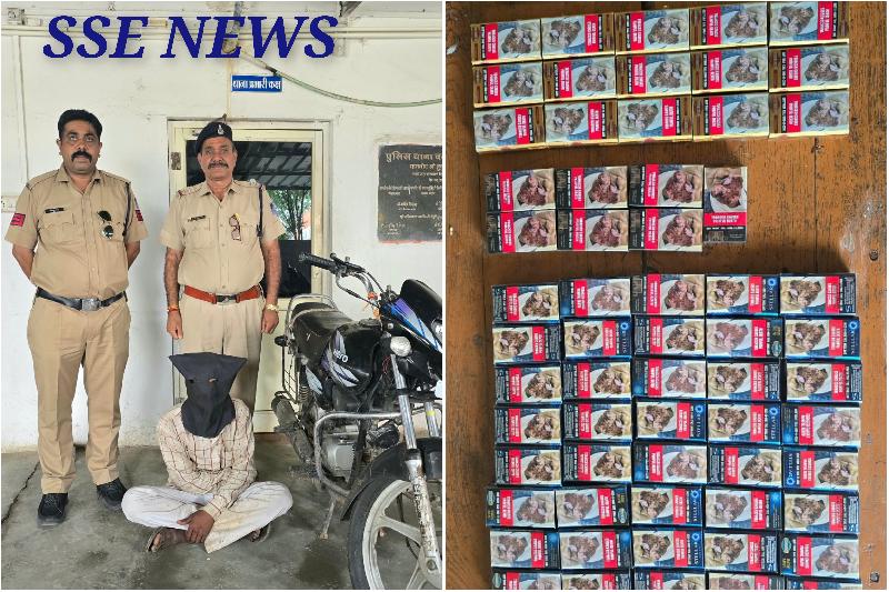 राजस्थान से बाइक चुराई, दलौदा में तोड़ा दुकान का ताला: