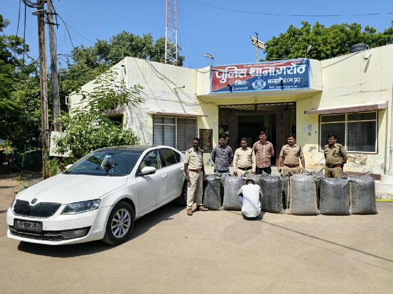 मादक पदार्थ तस्करी पर गरोठ पुलिस का बड़ा प्रहार: